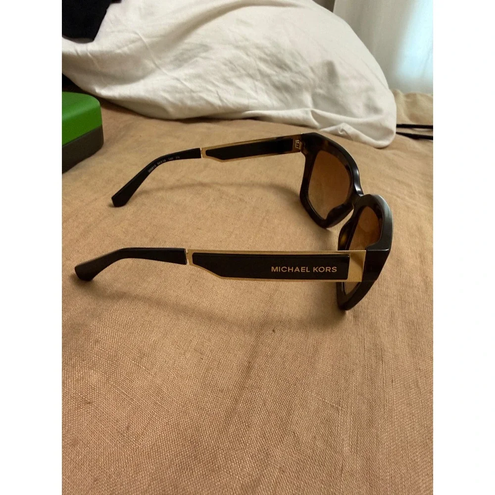 Michael Kors Tortoise Gold Square Sunglasses